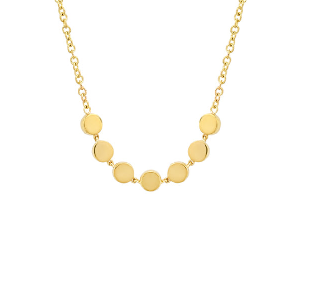 7 Mini Circle Link Necklace