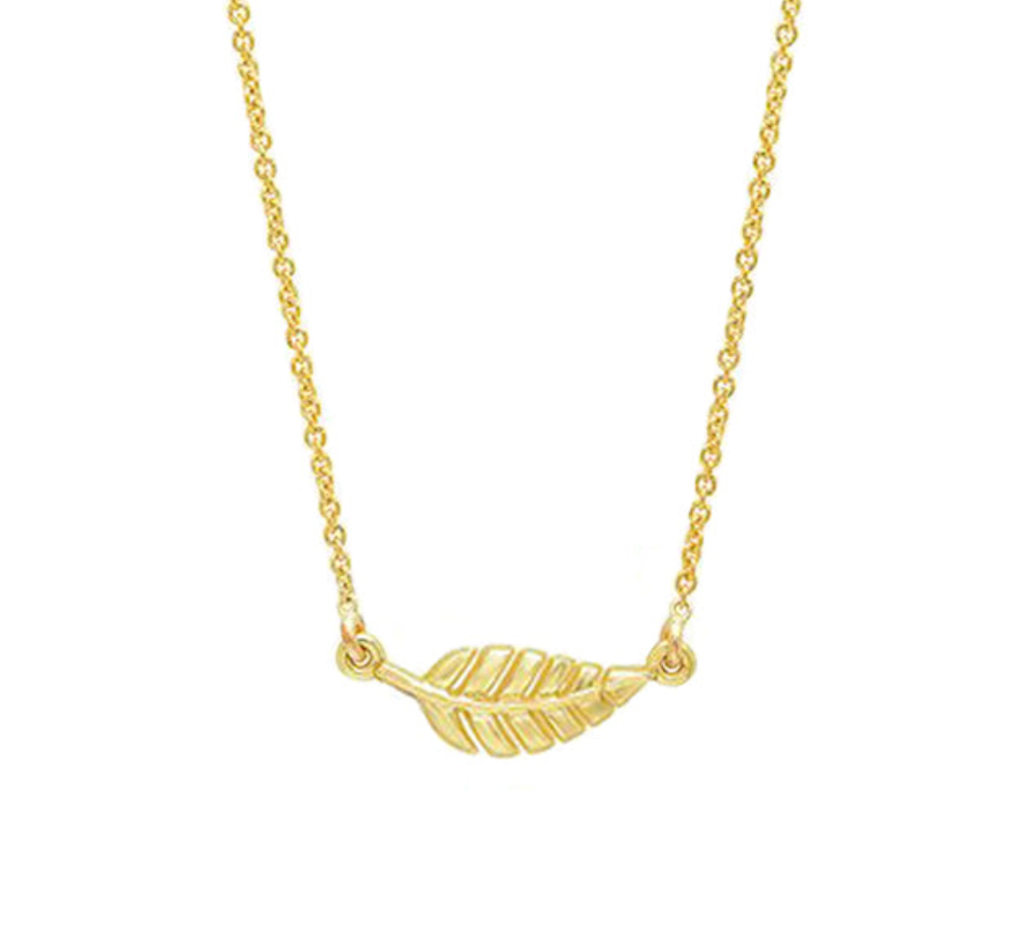 Mini Leaf Necklace