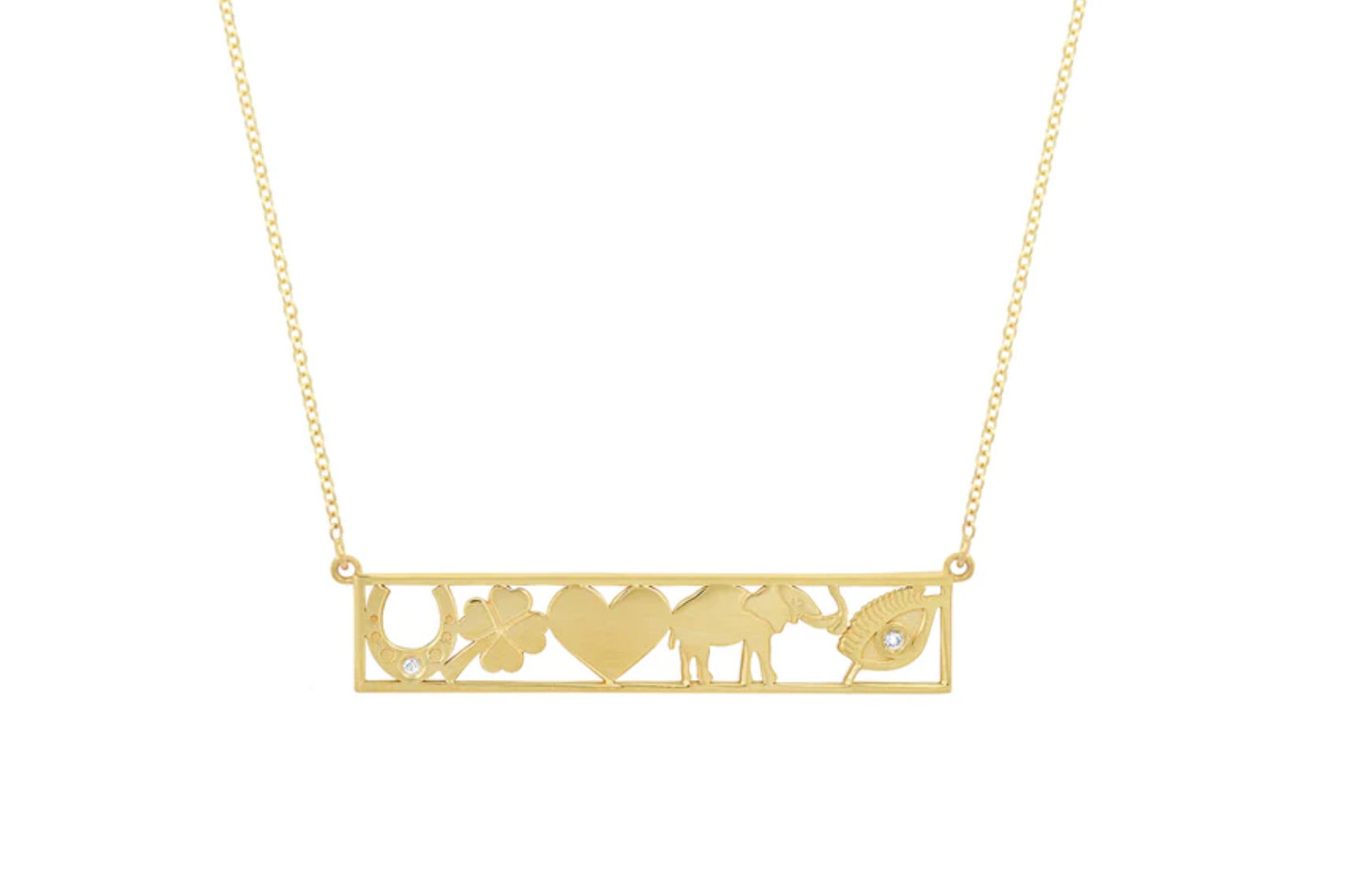 Good Luck Bar Necklace