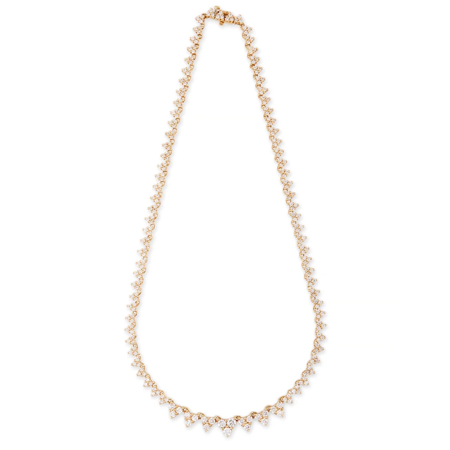 Graduated Elizabeth Tennis Necklace