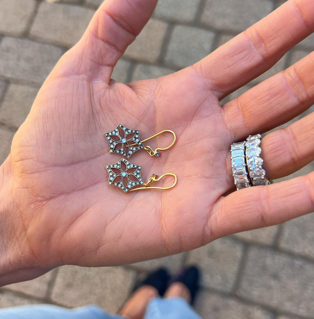 Cut Out Star Earrings