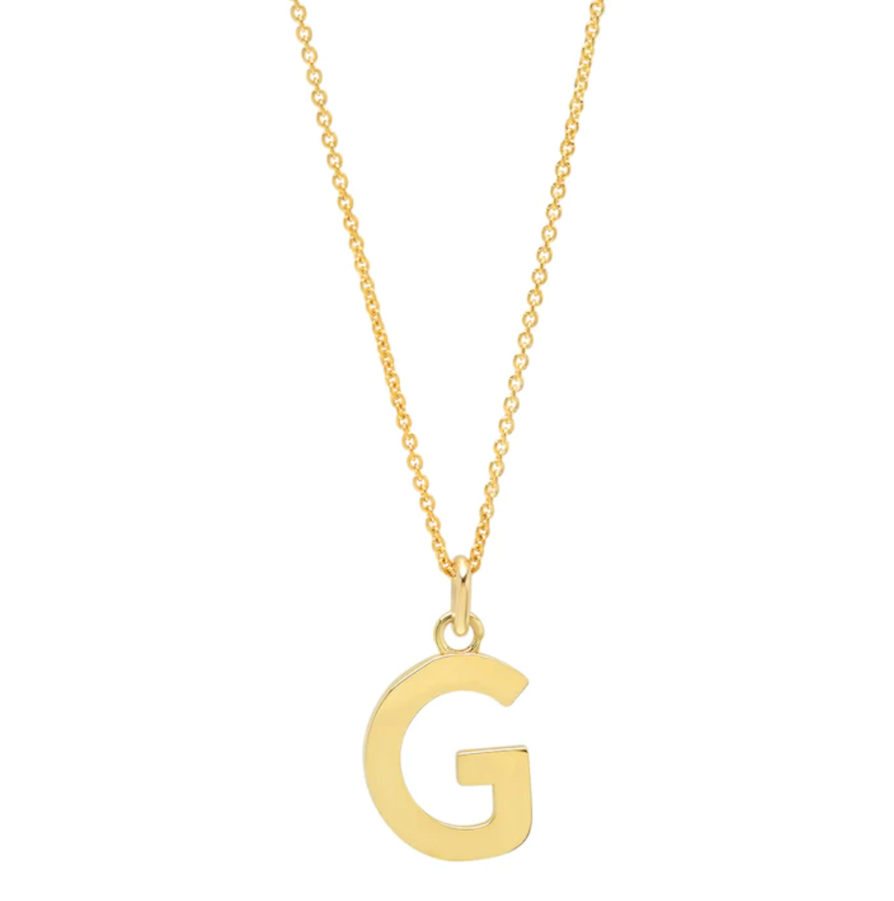 Jennifer Meyer 18K Uppercase Letter Necklace