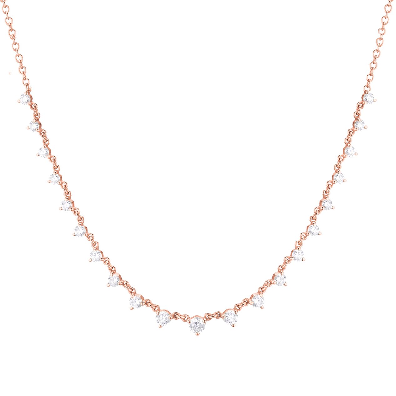 Rose Gold Starstruck Necklace - 14k