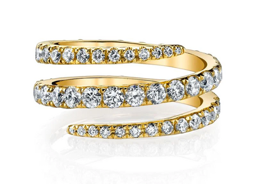 Diamond Coil Ring