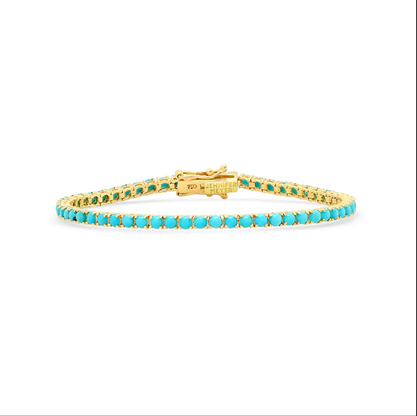 Turquoise 4-Prong Tennis Bracelet