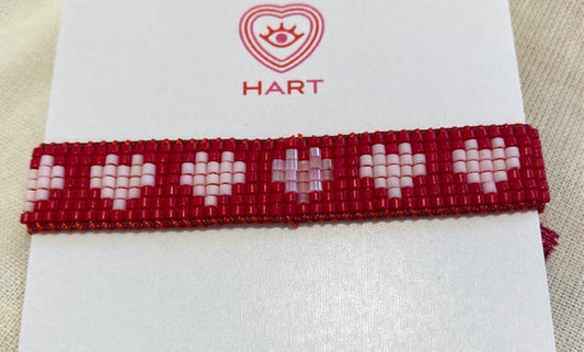 Adult Red Heart Bracelet