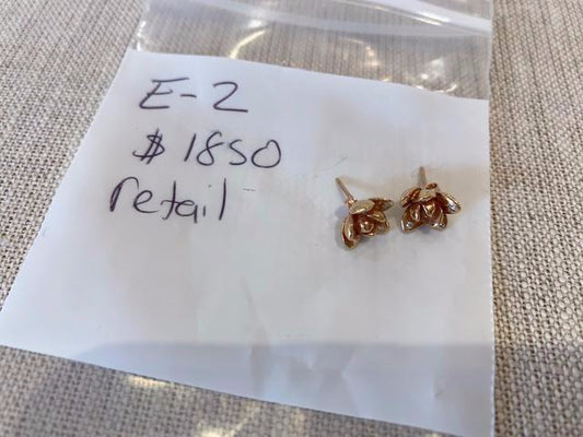 E-2 Flower Earrings