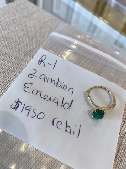 R-1 Emerald Ring