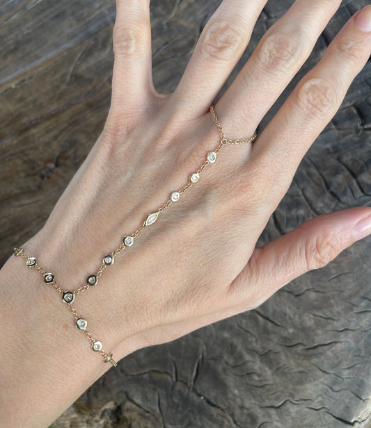 Jacquie Aiche Finger Bracelet