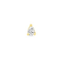 Pear Cut Diamond Stud-18k-SINGLE