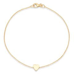 Mini Heart Bracelet-18k