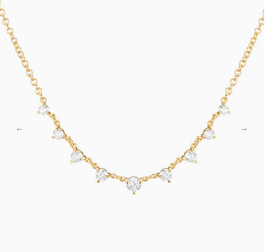 Mini Starstruck Necklace - 14k - YG