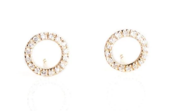 Tiny Open Circle Earrings