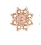 Flower Stud Earring - .20 carats SINGLE