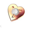 Heart Charm Earring - SINGLE