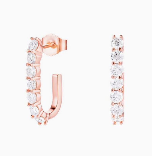 Sparkler Pin Earrings - PAIR - Rose Gold