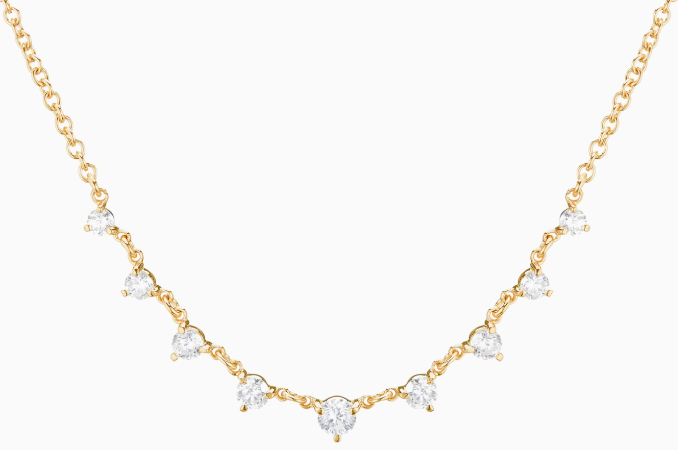 Mini Starstruck Necklace  Yellow Gold