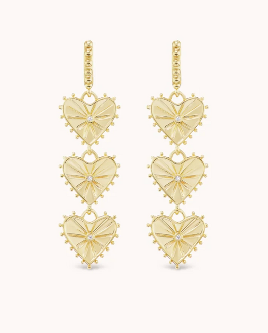 MARLO LAZ AGAPE MULTI HOOP EARRINGS