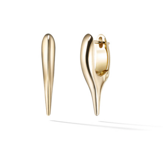 Lola Needle Earrings Mini - Solid Yellow Gold