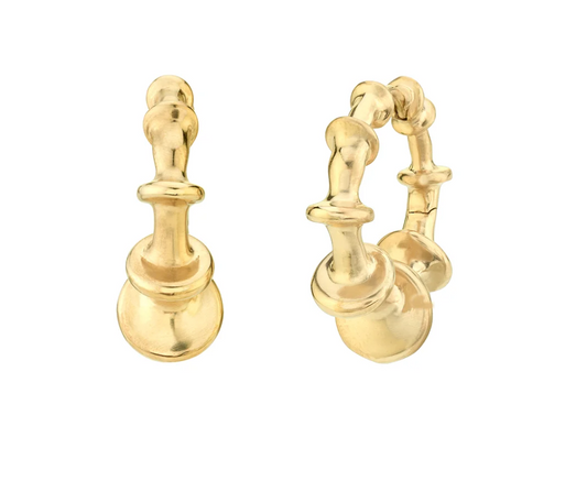 Chrona Mini Hoops Gold-18k