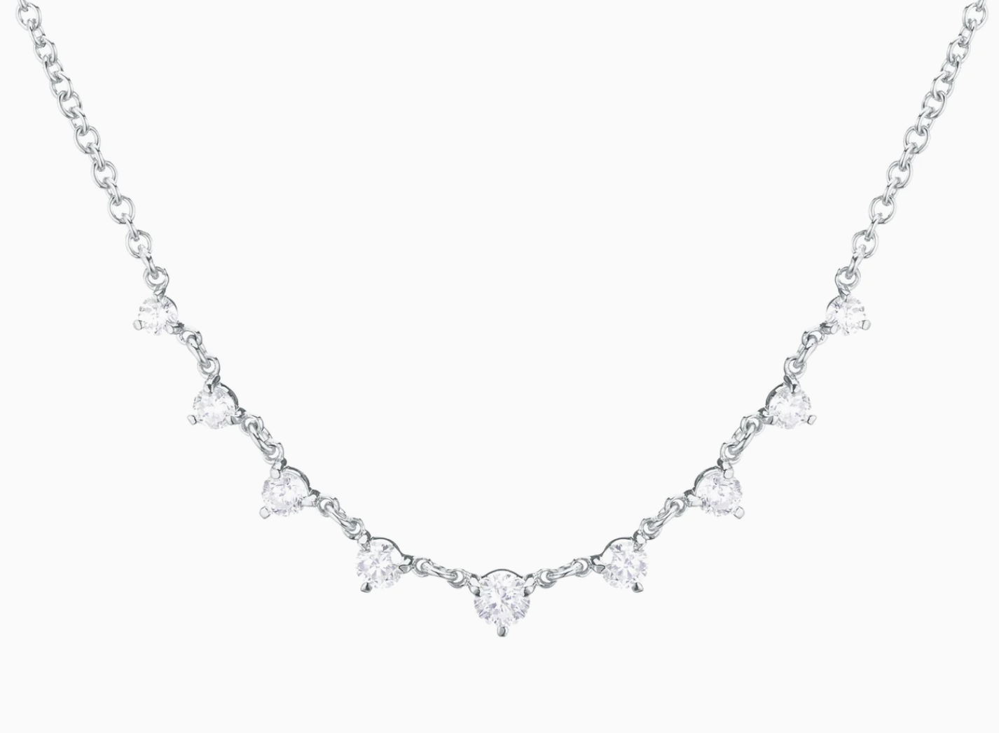 Mini Starstruck Necklace White Gold