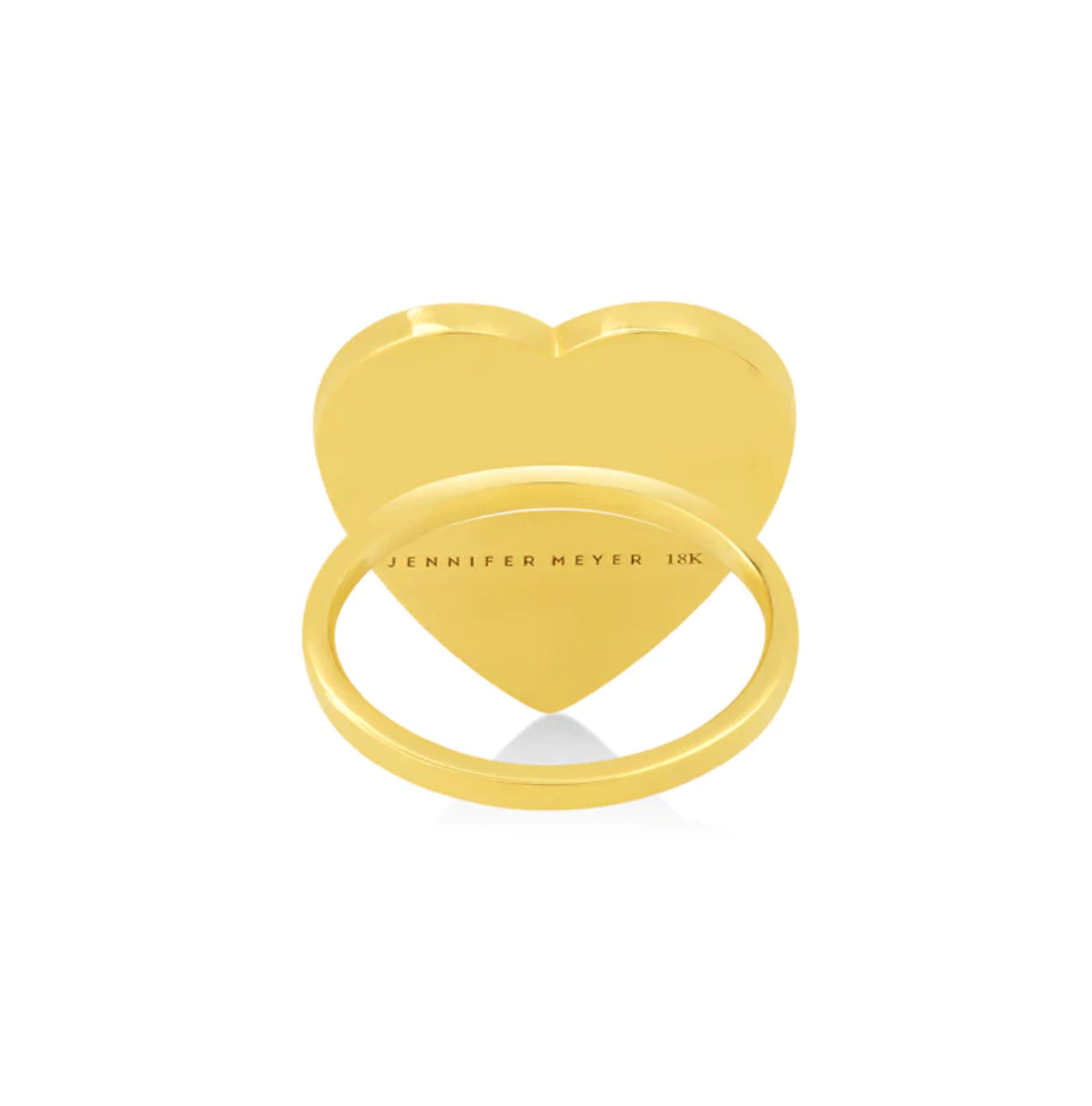 Jennifer Meyer Turquoise Inlay Heart Ring with Diamonds