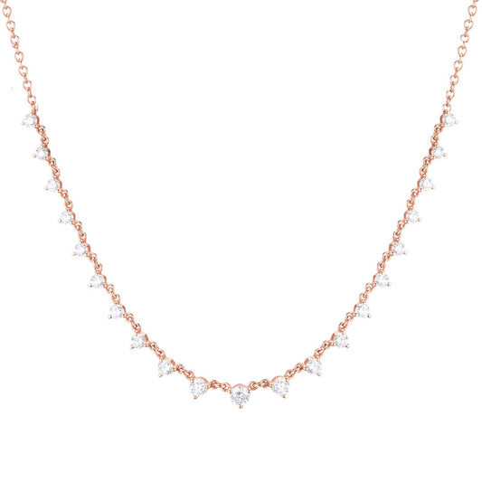 Rose Gold Starstruck Necklace - 14k